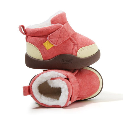 Flufeez™ Infant Winter Boots – Plush and Soft Sole Baby Snow Shoes