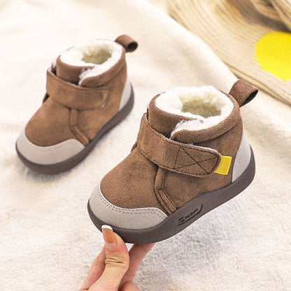 Flufeez™ Infant Winter Boots – Plush and Soft Sole Baby Snow Shoes