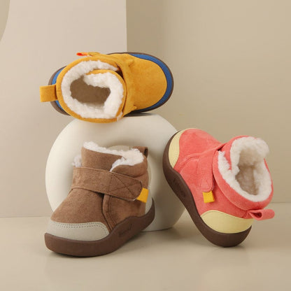 Flufeez™ Infant Winter Boots – Plush and Soft Sole Baby Snow Shoes