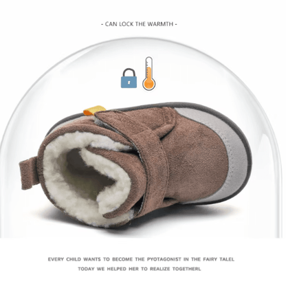 Flufeez™ Infant Winter Boots – Plush and Soft Sole Baby Snow Shoes