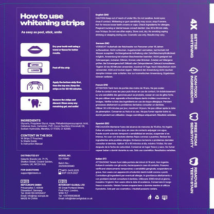 Flufeez Purple Teeth Whitening Strips™