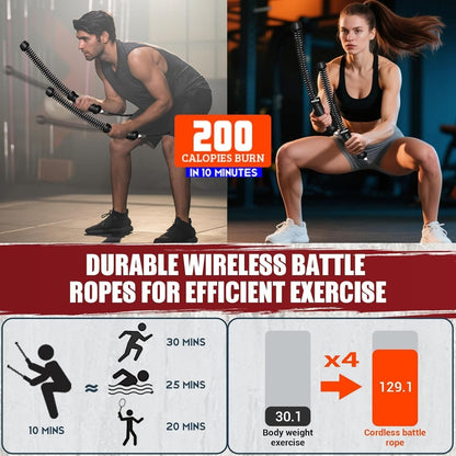 Flufeez™ Ropeless Battle Ropes